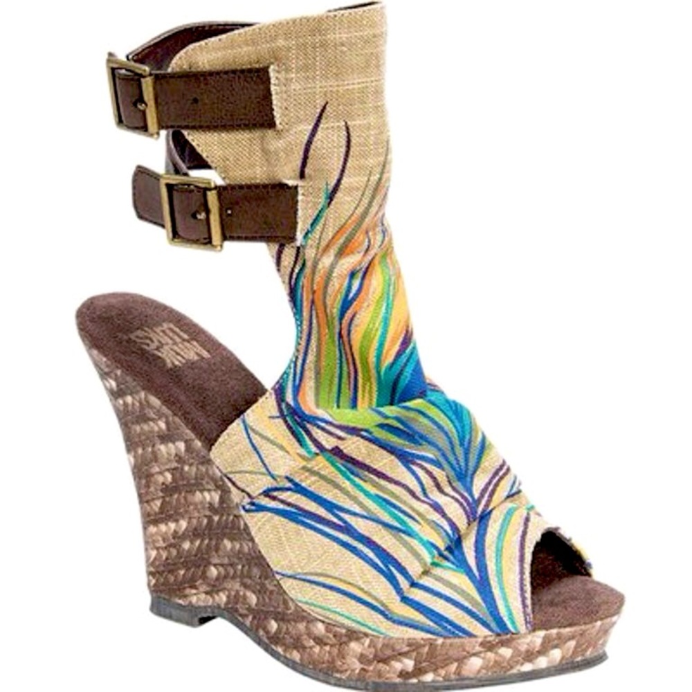 Women's Peacock Wedge Sandals